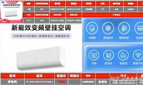 tcl空调型号一览表_tcl空调型号