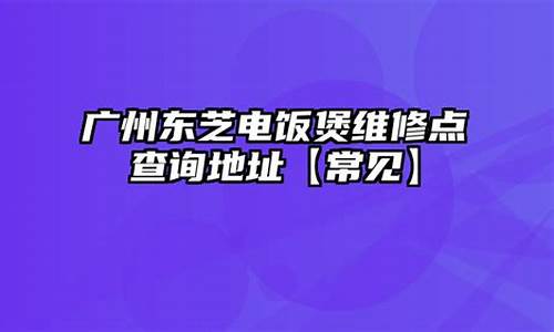 广州东芝手提电脑维修点_广州东芝维修点