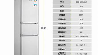 家用冰箱尺寸规格尺寸_家用冰箱尺寸规格尺寸图